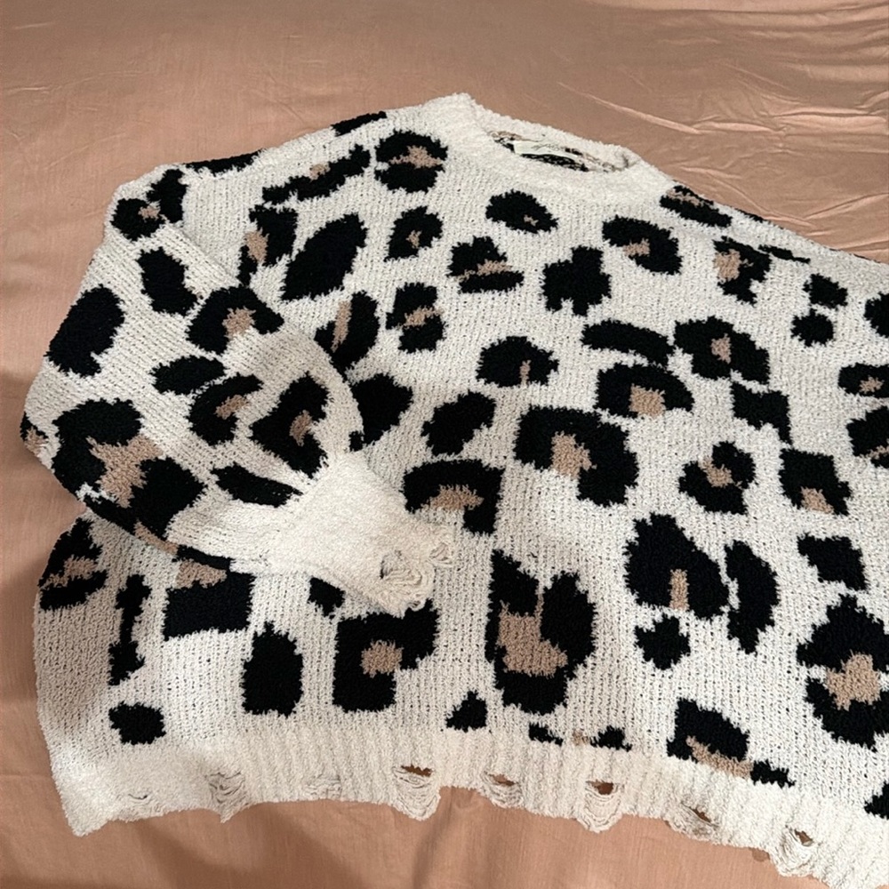Altered state Animal print sweater